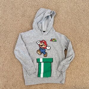 Super Mario Gray Hoodie